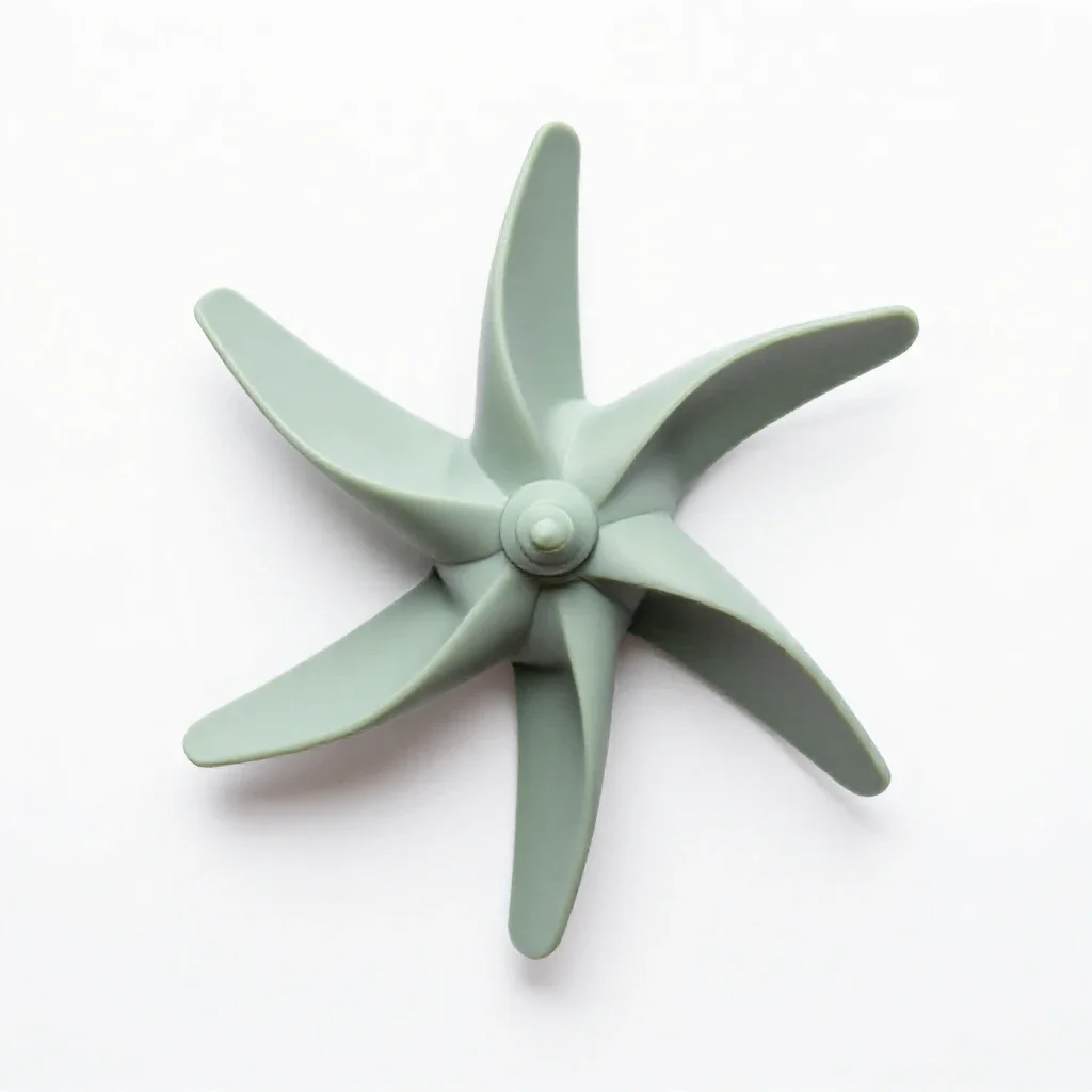 Windmill model isolated on a white background