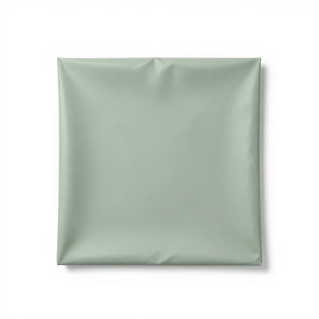 Barber cape folded isolated on a white background