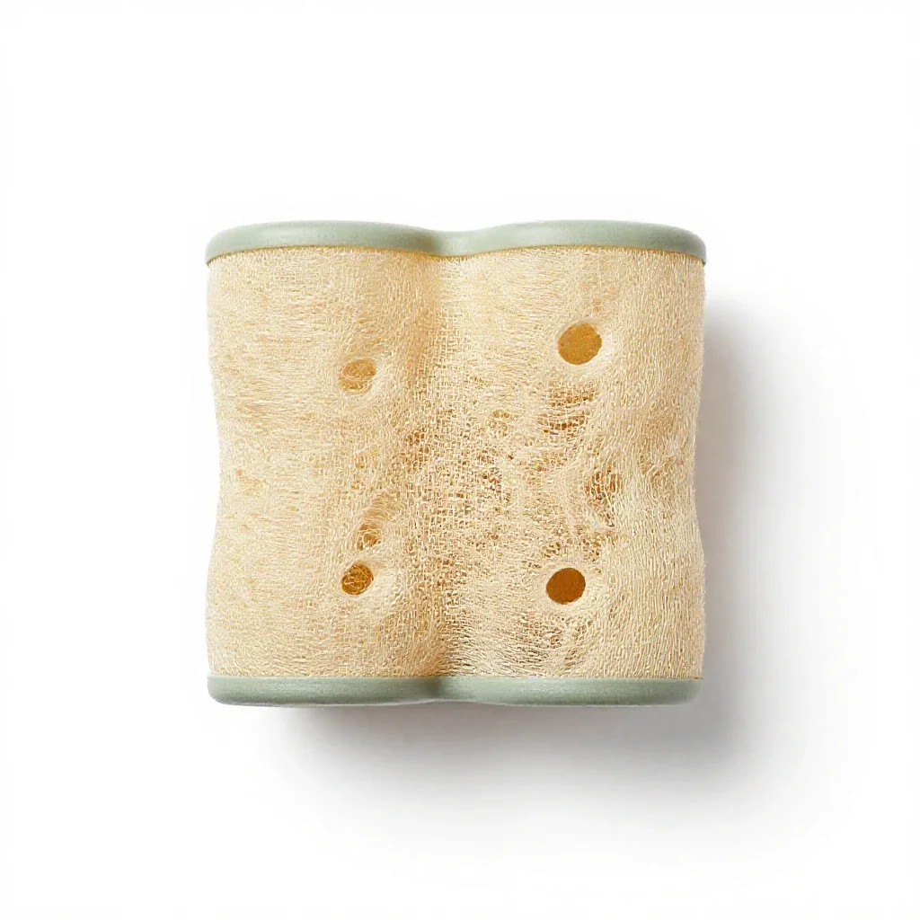Loofah isolated on a white background