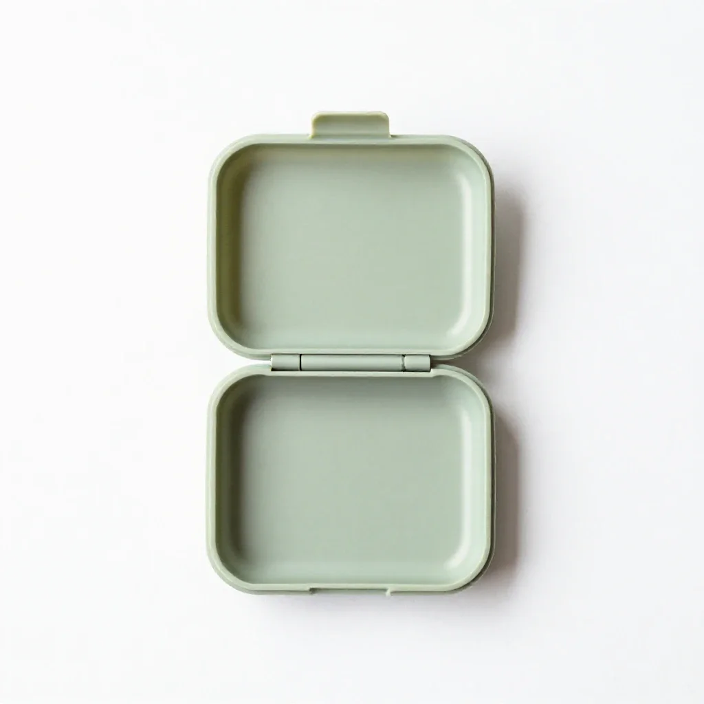 Manicure kit open isolated on a white background
