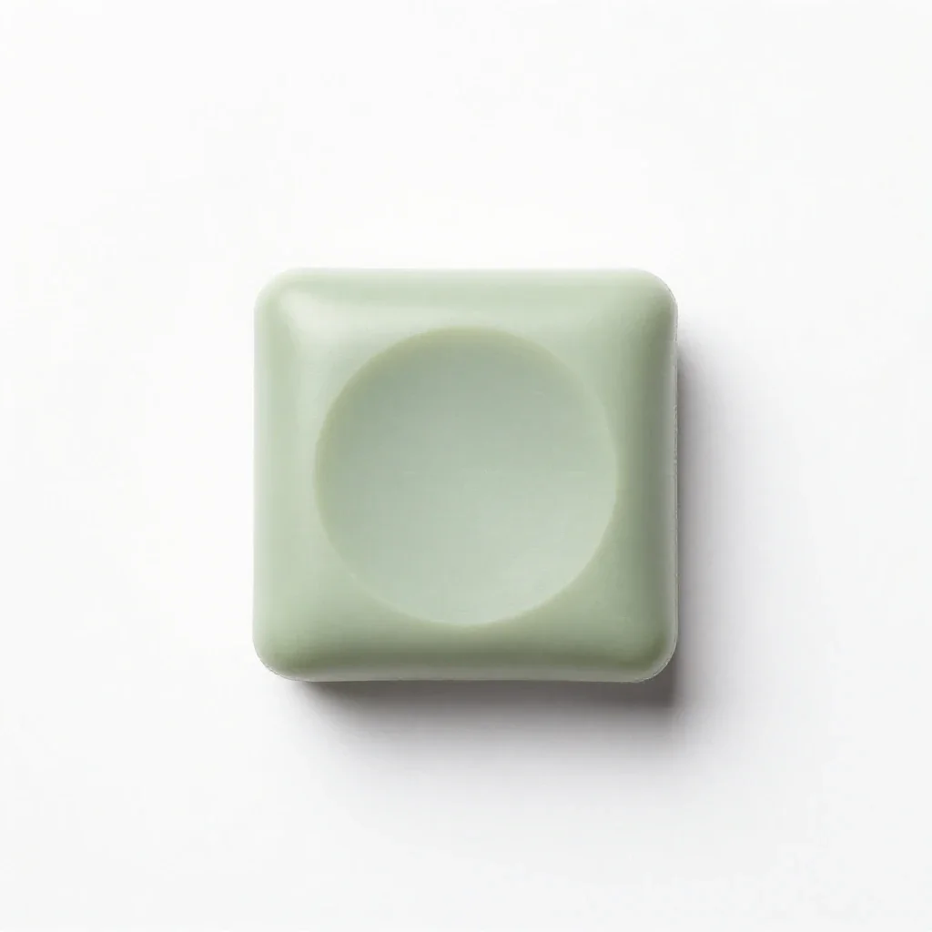 Shampoo bar isolated on a white background