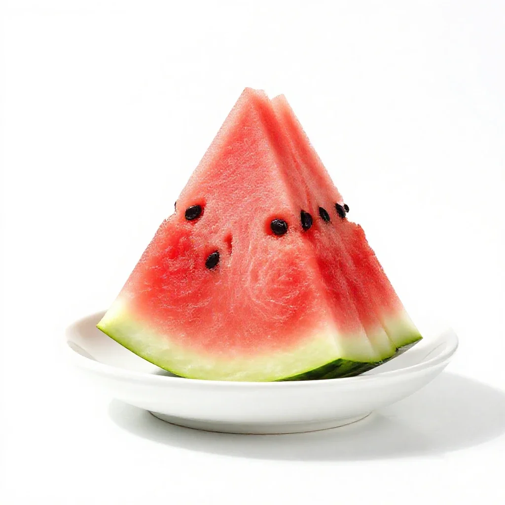 Watermelon agua fresca isolated on a white background