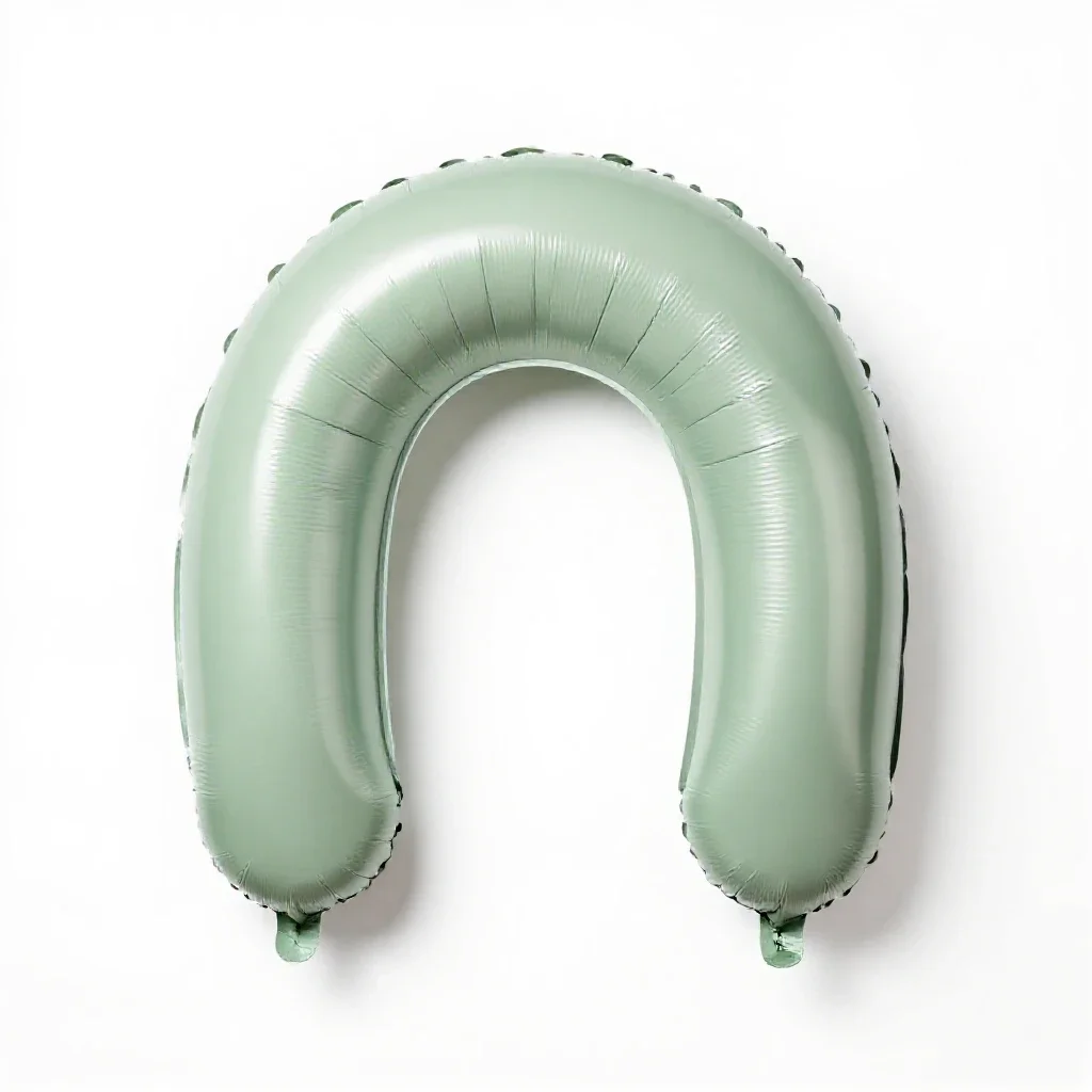 Balloon arch segment isolated on a white background