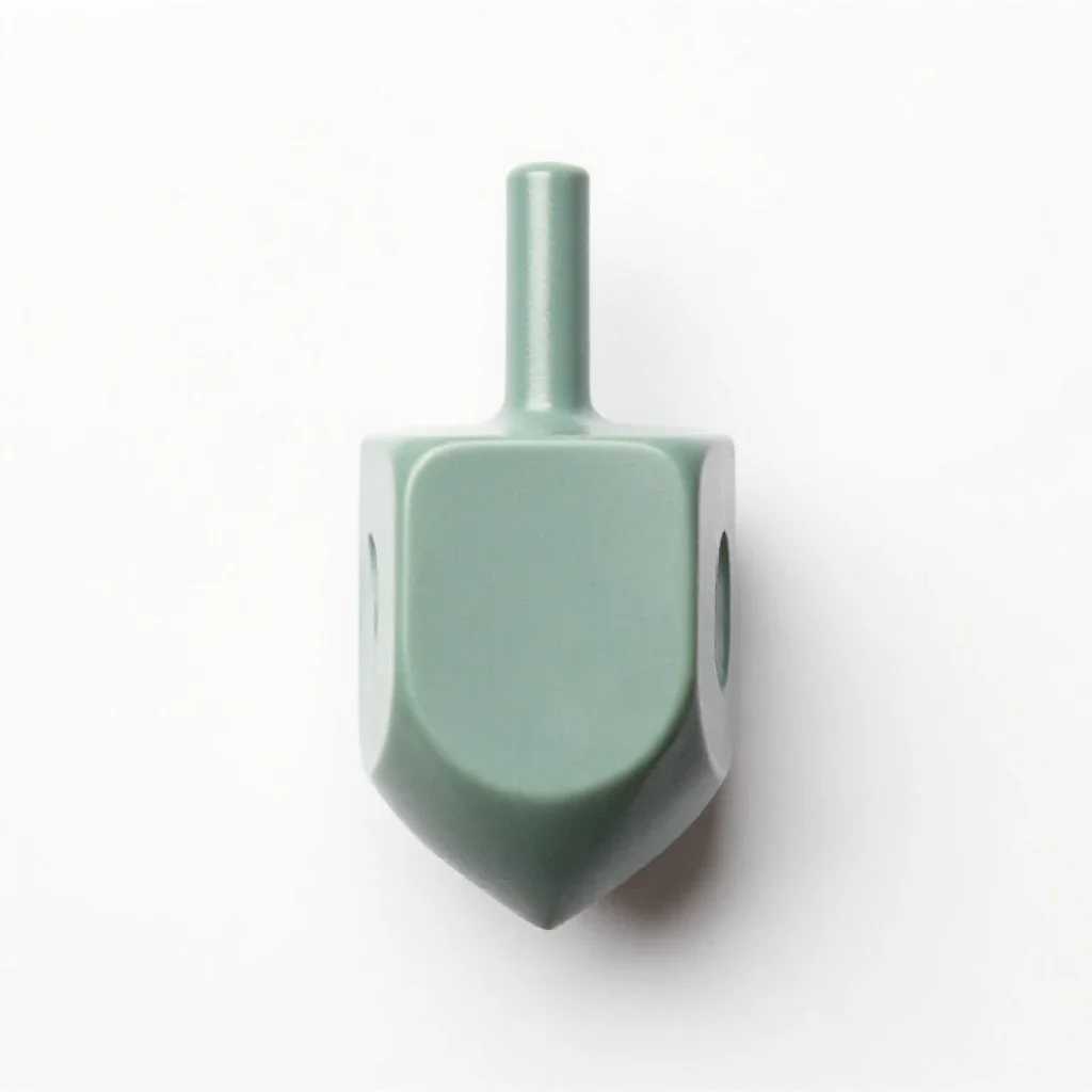 Dreidel isolated on a white background