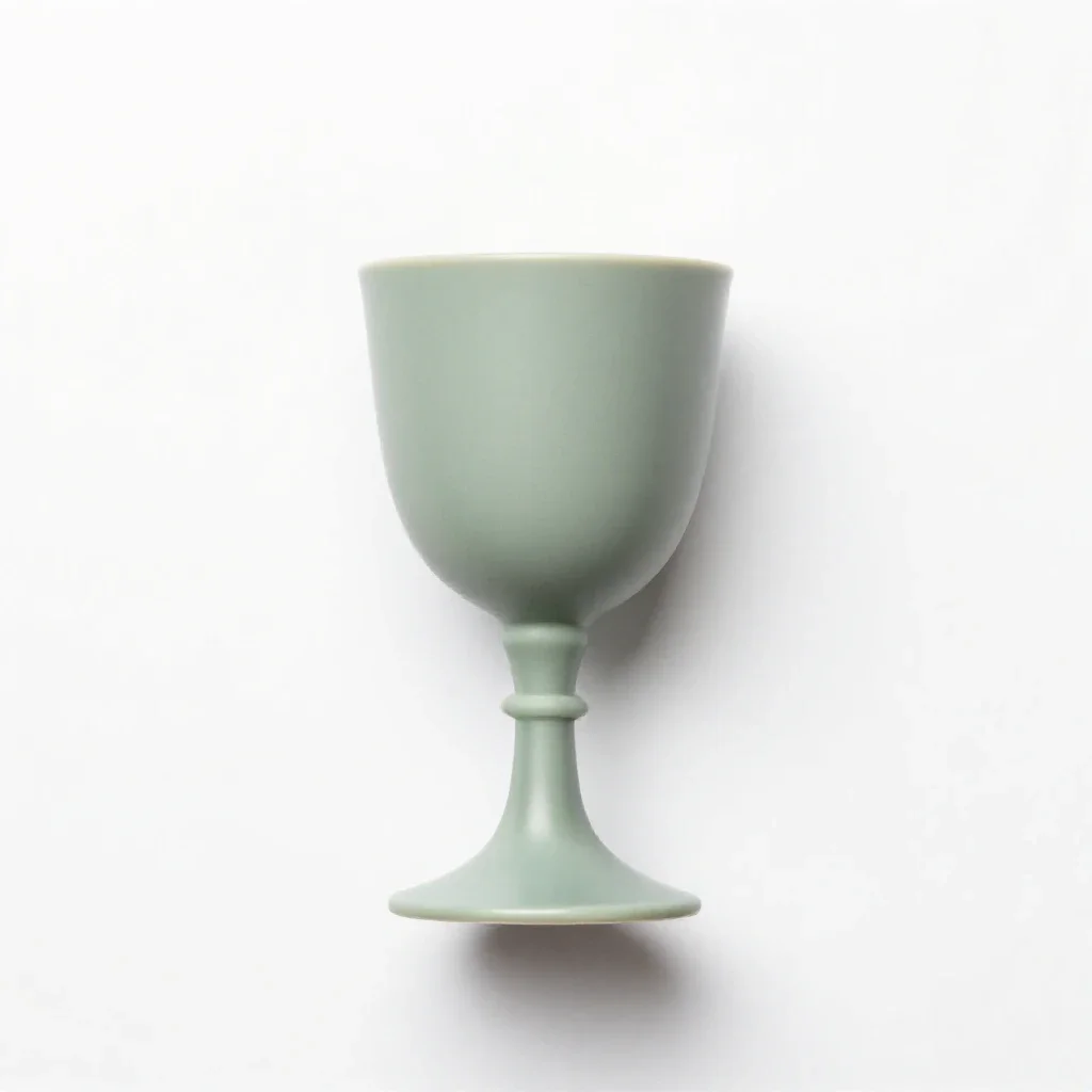 Kiddush cup isolated on a white background