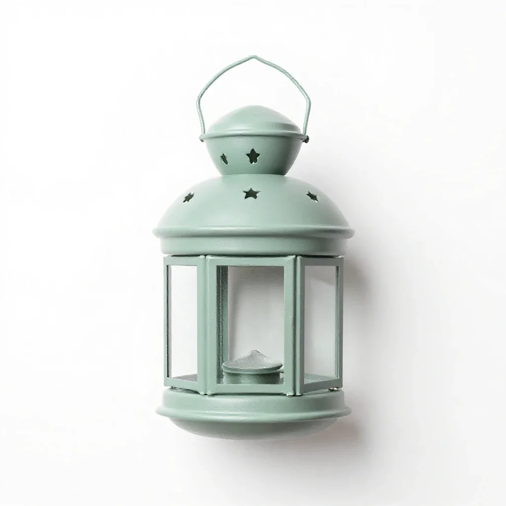 Matariki star lantern isolated on a white background