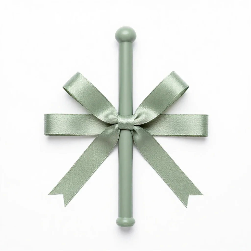 Maypole ribbon set isolated on a white background