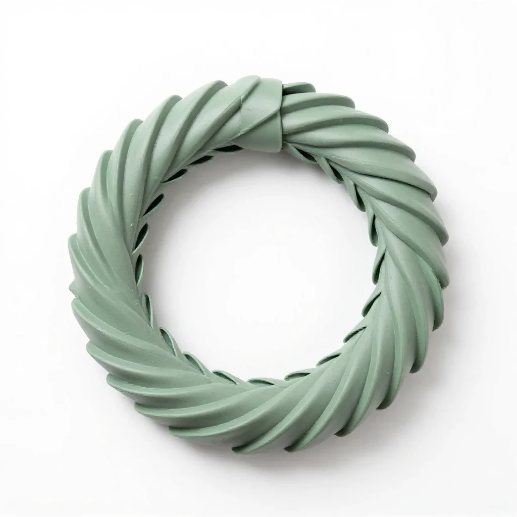 Advent wreath isolated on a white background
