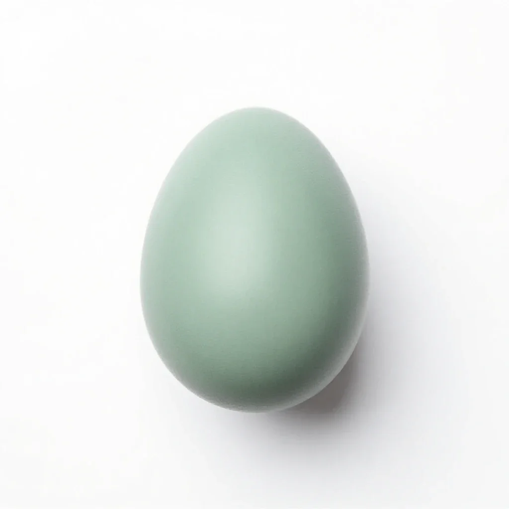 Easter egg painted isolated on a white background
