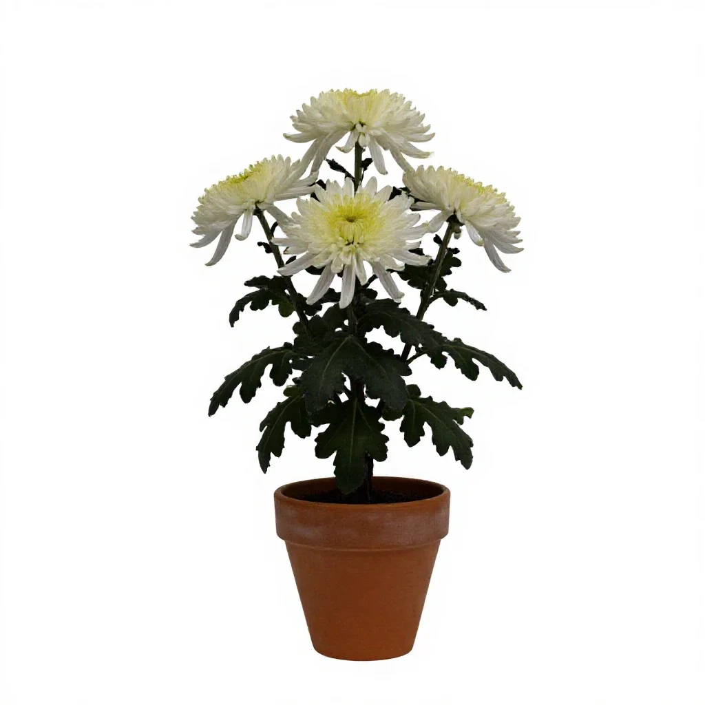 Chrysanthemum isolated on a white background