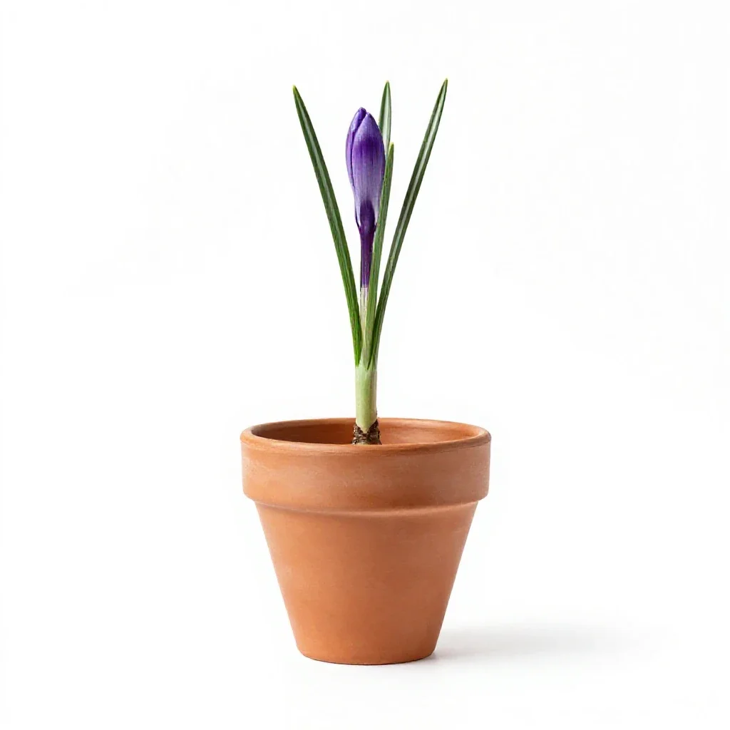 Crocus isolated on a white background