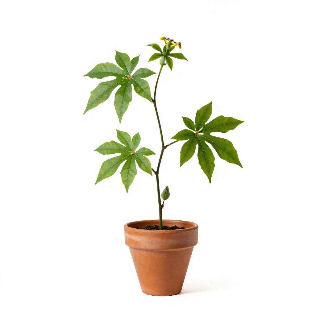 Passionflower isolated on a white background