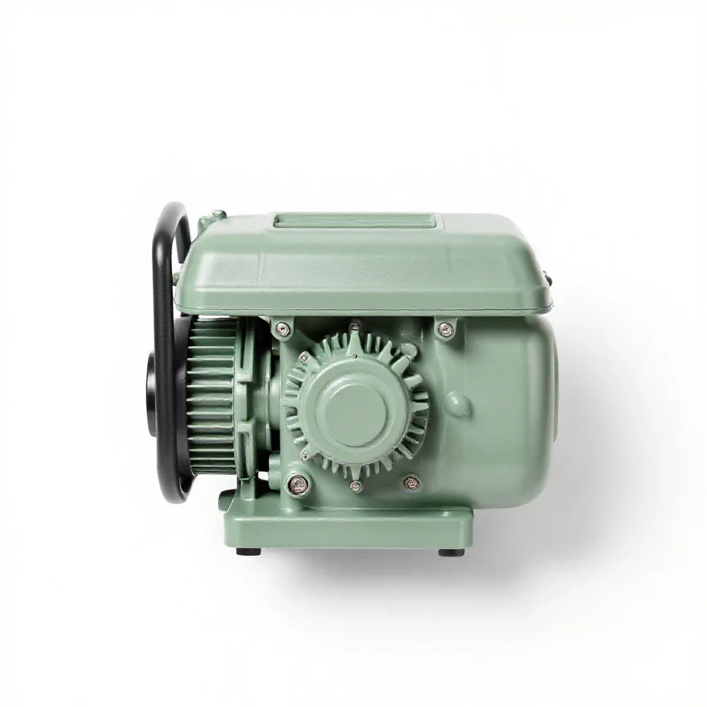 Diesel generator isolated on a white background