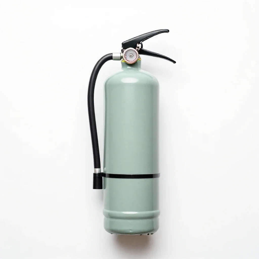 Fire extinguisher isolated on a white background