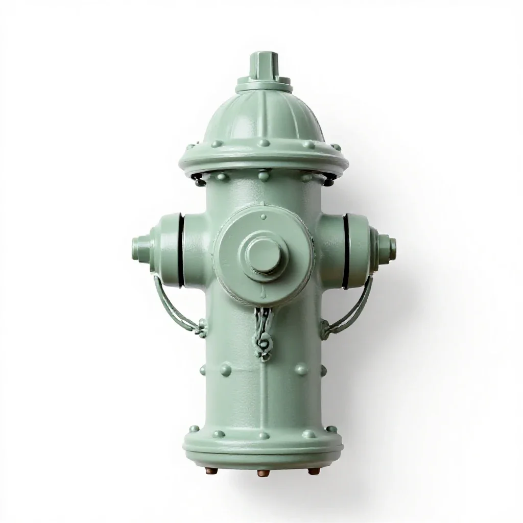 Fire hydrant isolated on a white background