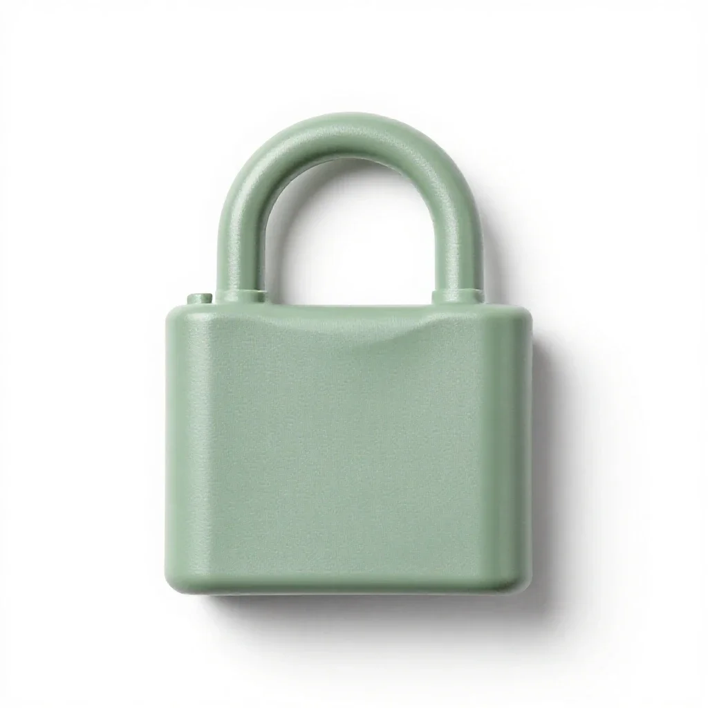 Lockout tagout kit isolated on a white background