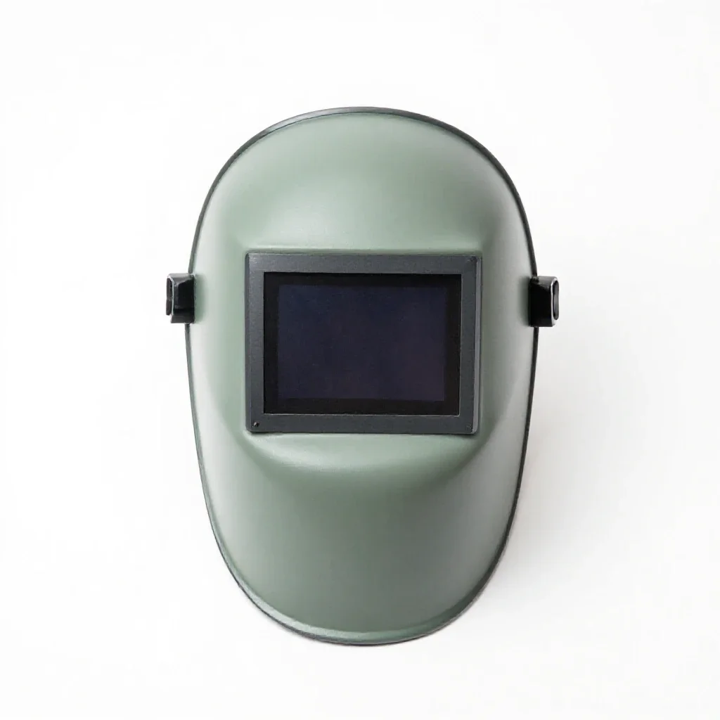 Welding helmet isolated on a white background