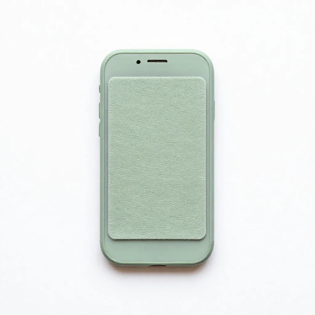 Mobile with felt shapes isolated on a white background
