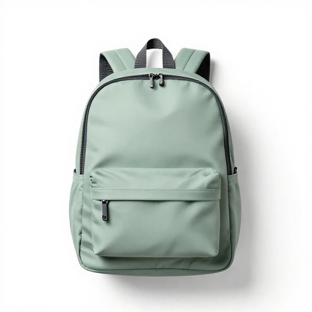 School backpack isolated on a white background