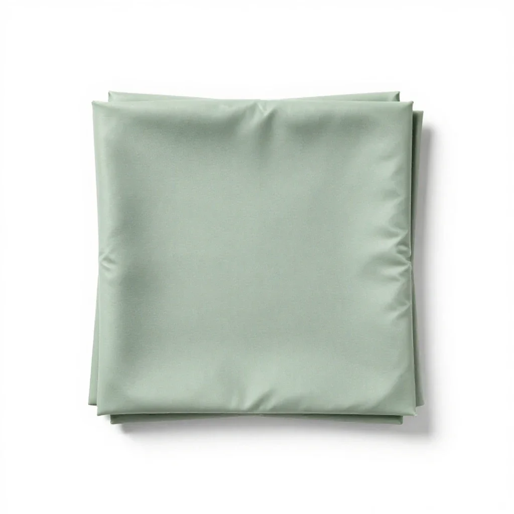 Stack of muslin cloths isolated on a white background