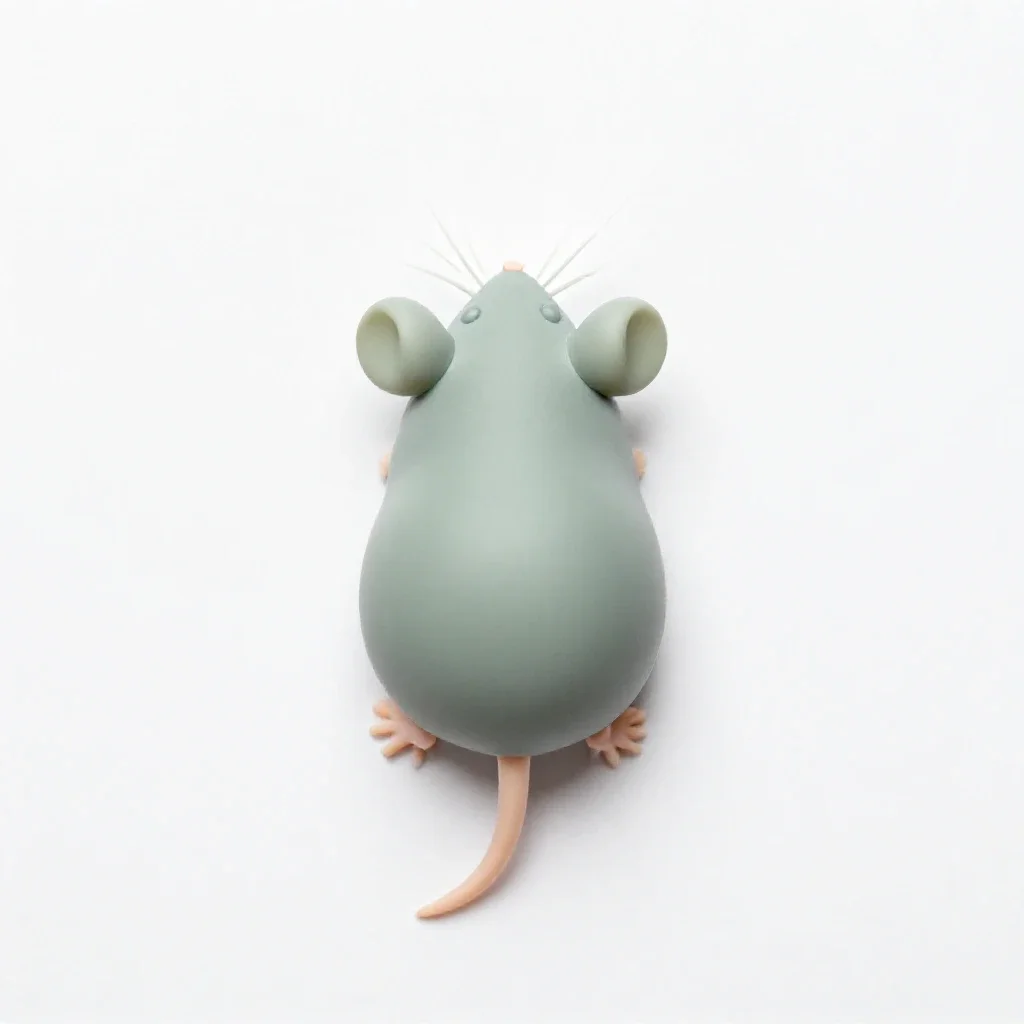 Catnip mouse isolated on a white background