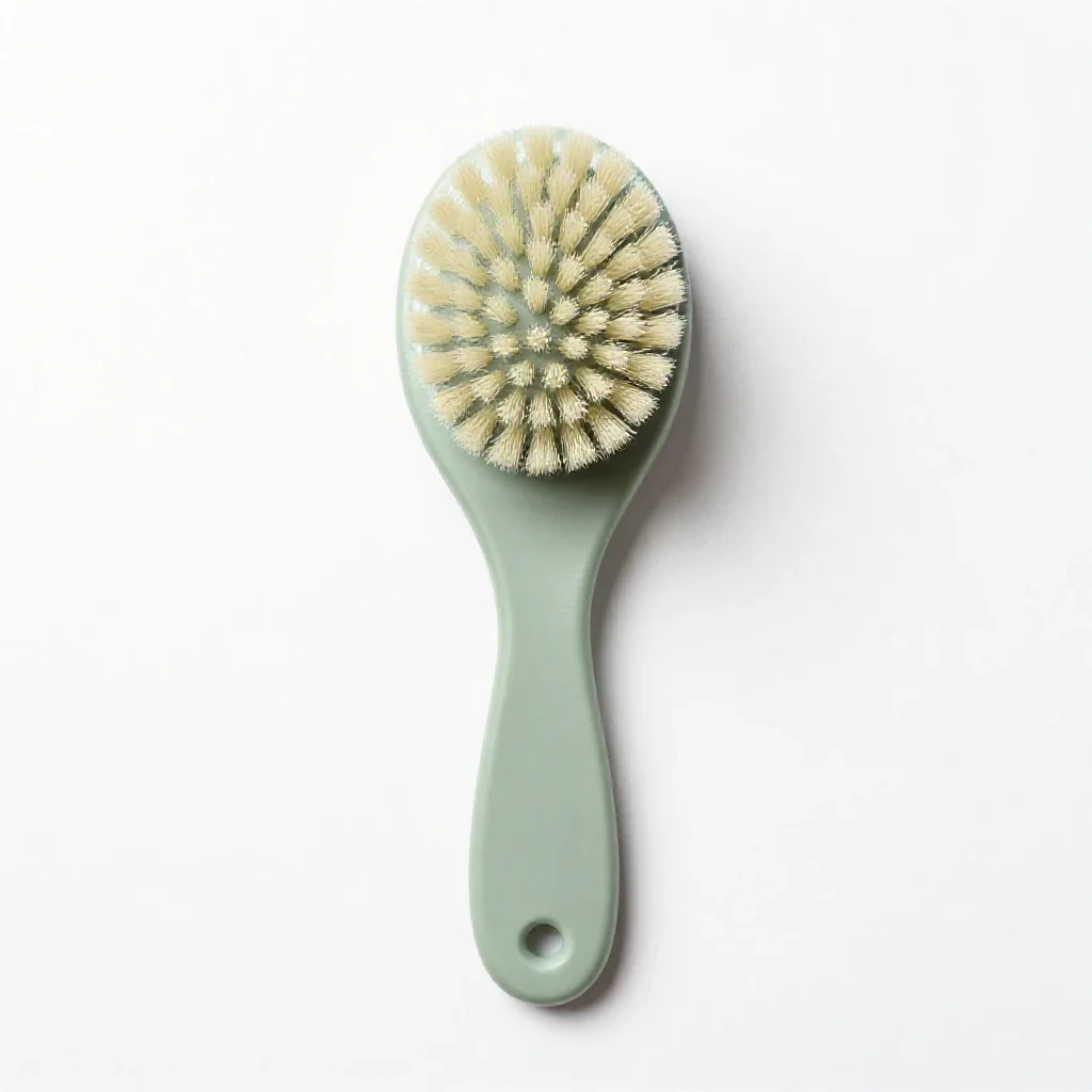 Grooming brush isolated on a white background