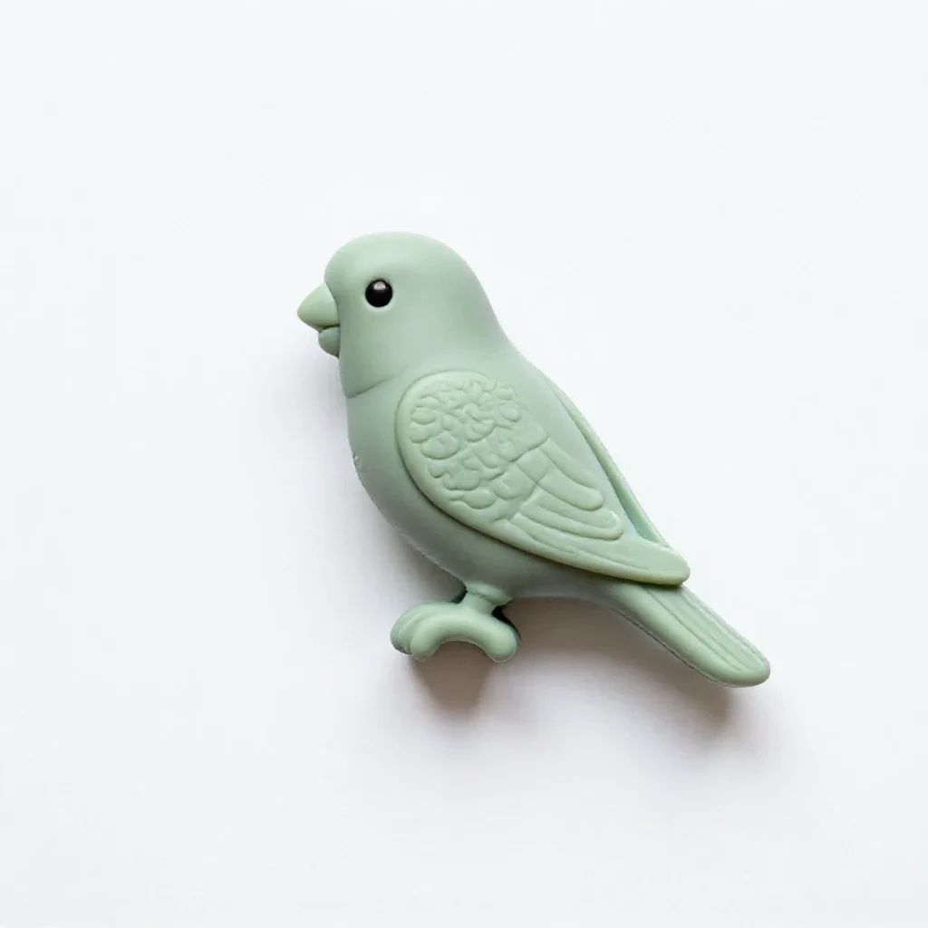 Parrot foraging toy isolated on a white background