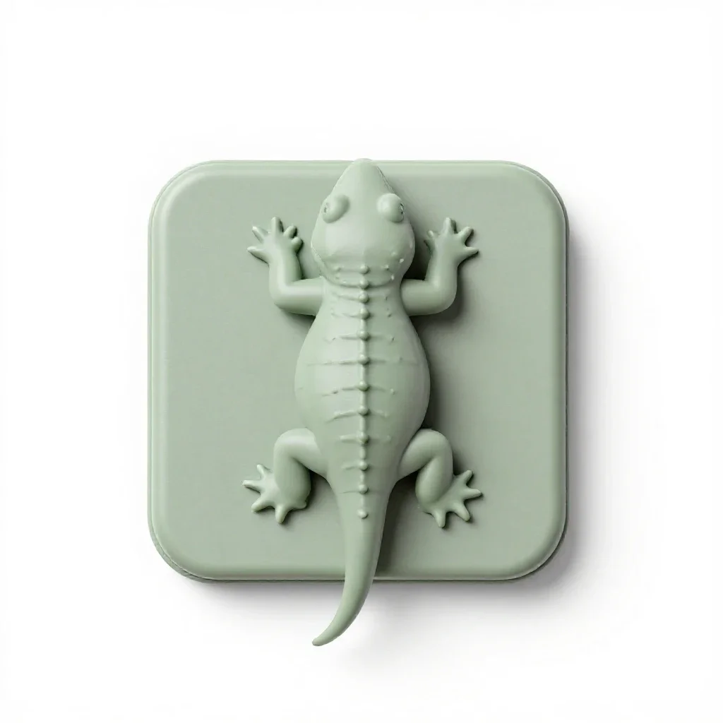 Reptile hide isolated on a white background