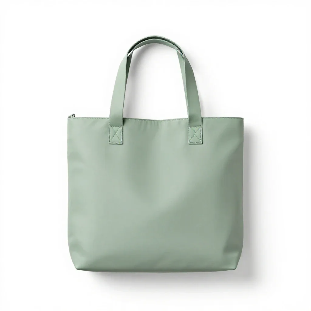 Soft carrier bag isolated on a white background