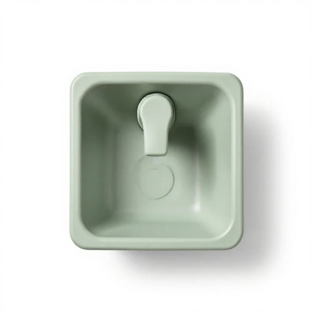 Automatic water fountain isolated on a white background