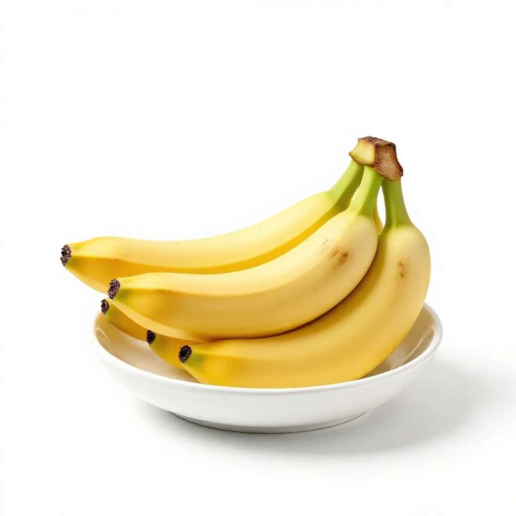 Bunch of bananas isolated on a white background
