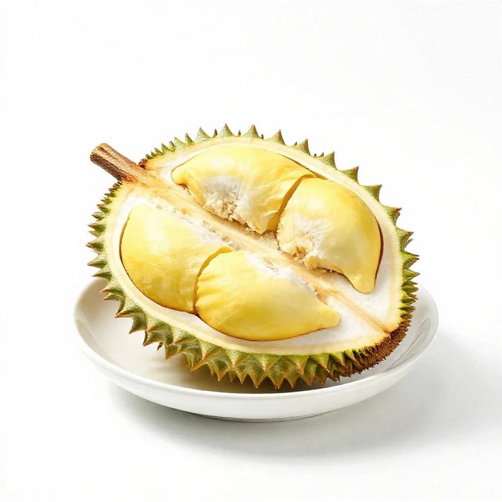 Durian isolated on a white background