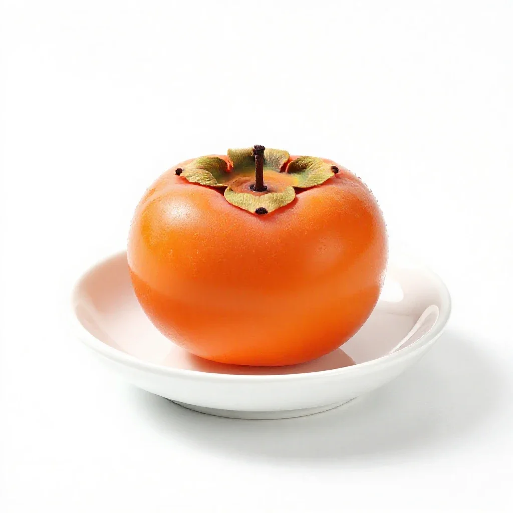 Persimmon isolated on a white background