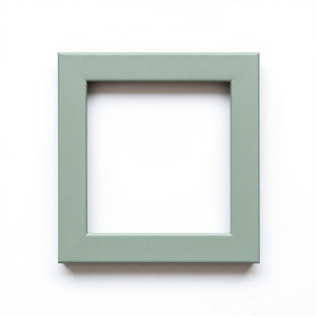 Freestanding photo frame isolated on a white background