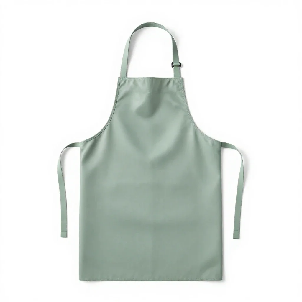Linen apron isolated on a white background
