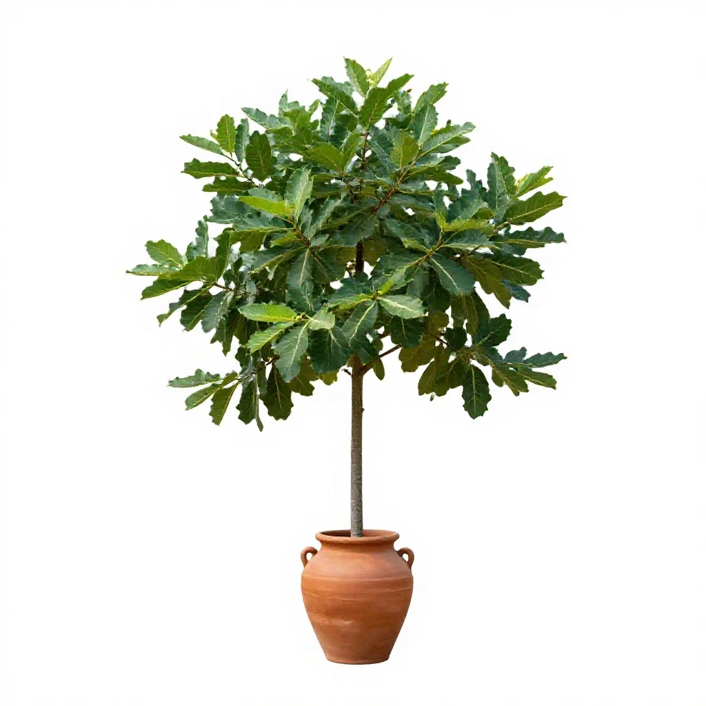 Cabbage tree isolated on a white background