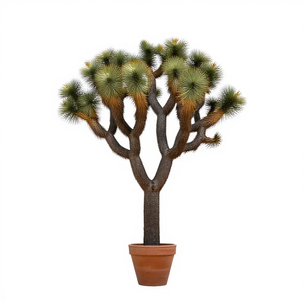 Joshua tree isolated on a white background