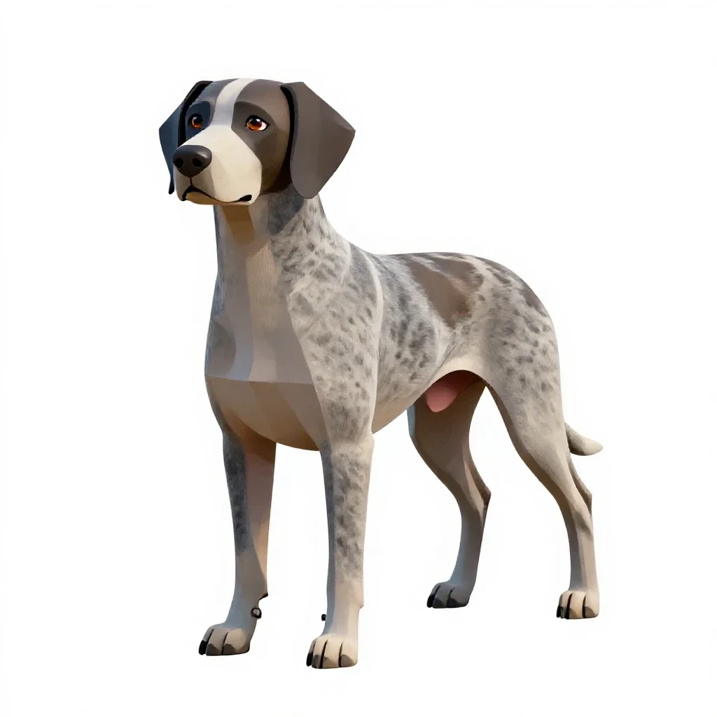 Bluetick isolated on a white background