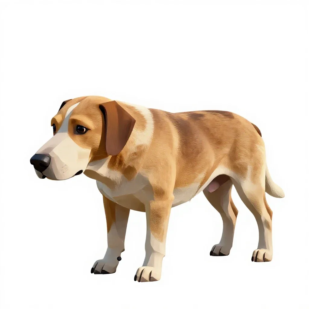 Boarhound isolated on a white background