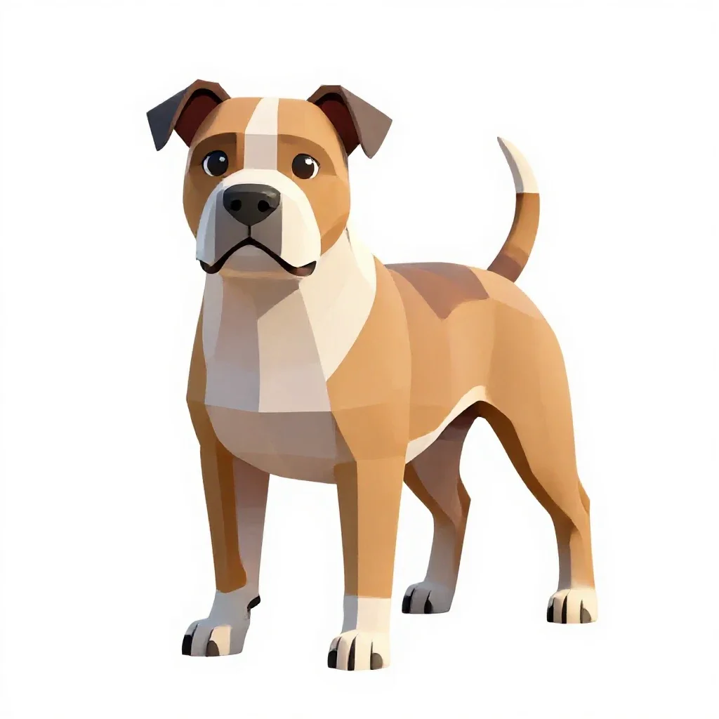 Bullterrier isolated on a white background