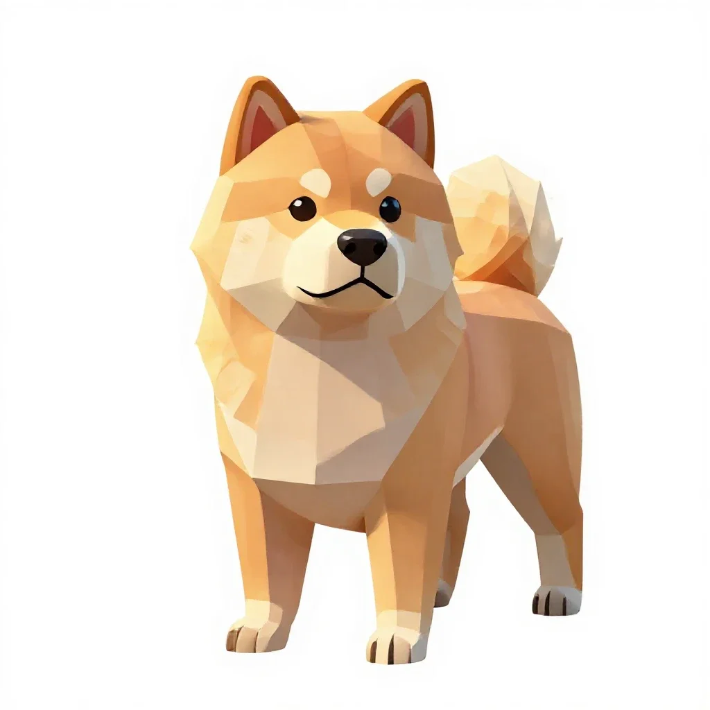 Chow isolated on a white background
