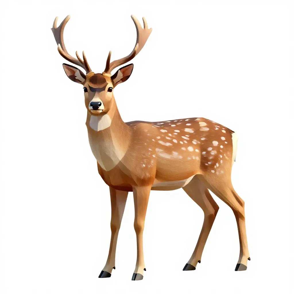 Doe isolated on a white background
