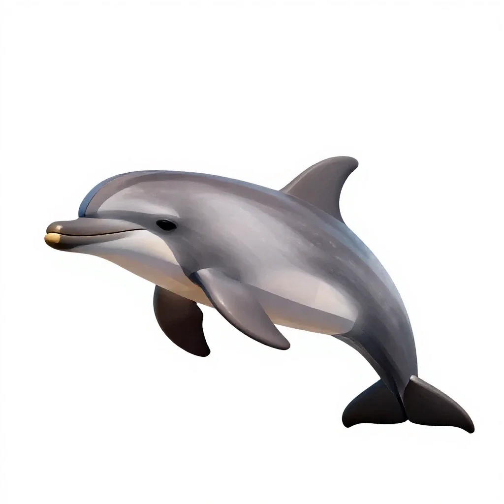 Dolphin isolated on a white background