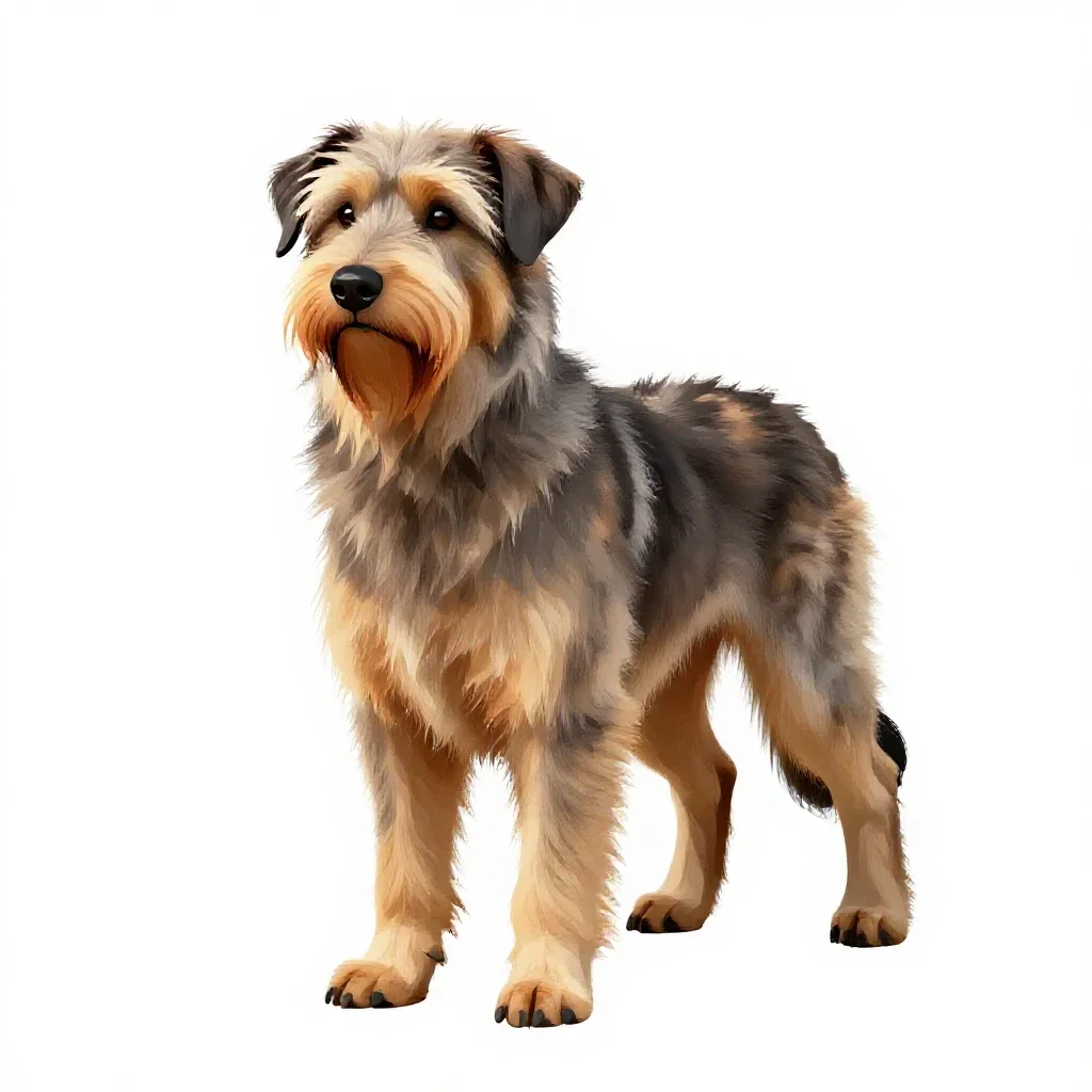Griffon isolated on a white background