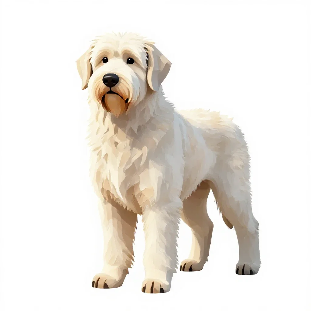 Komondor isolated on a white background