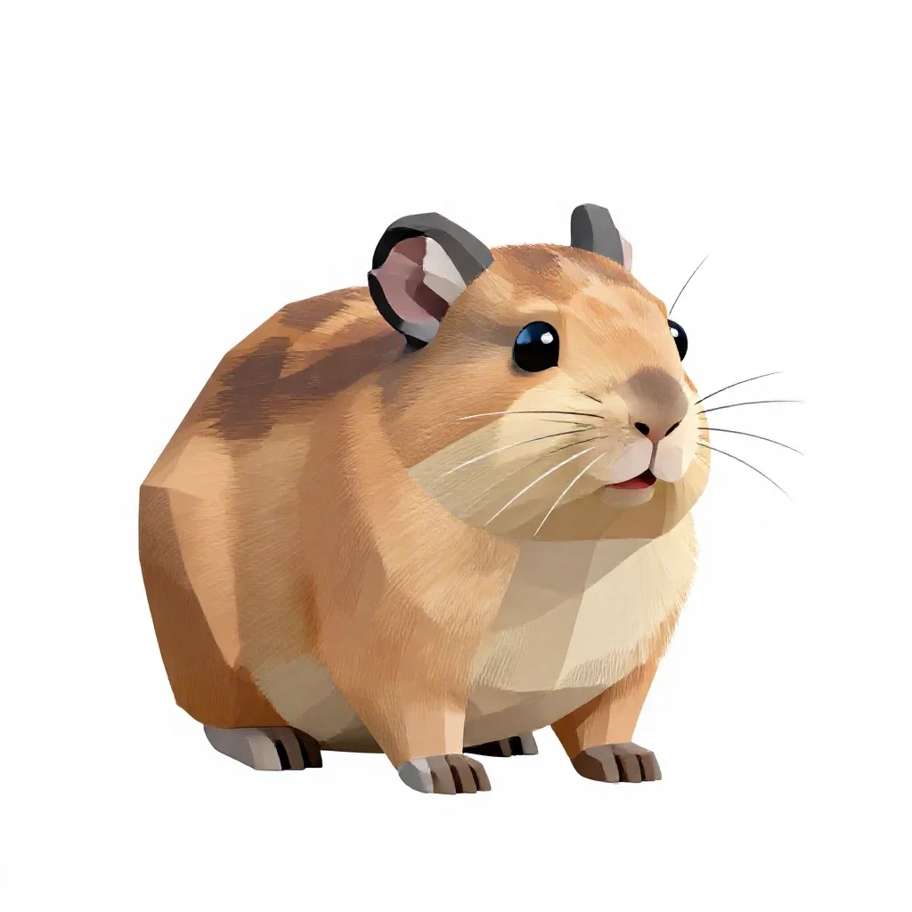 Little chief hare isolated on a white background