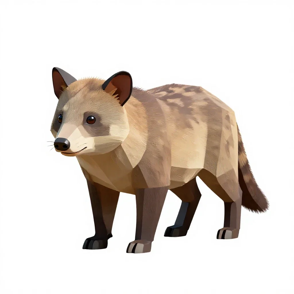 Mammal isolated on a white background