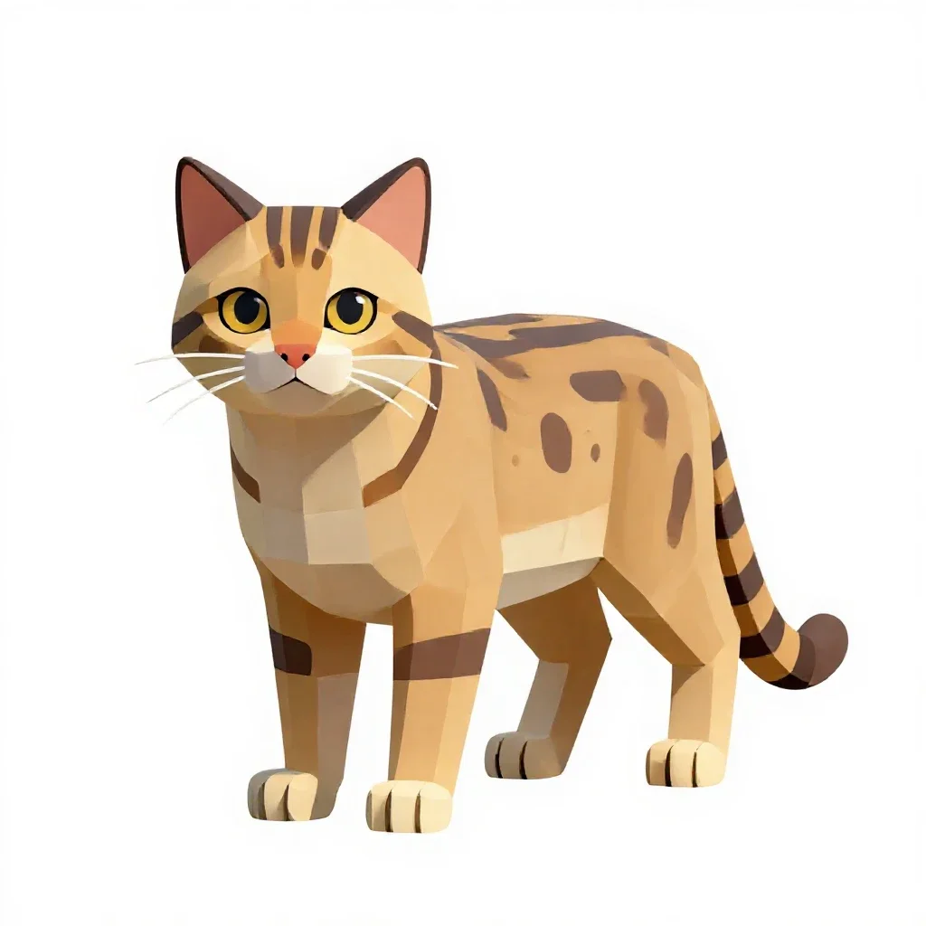 Margay isolated on a white background