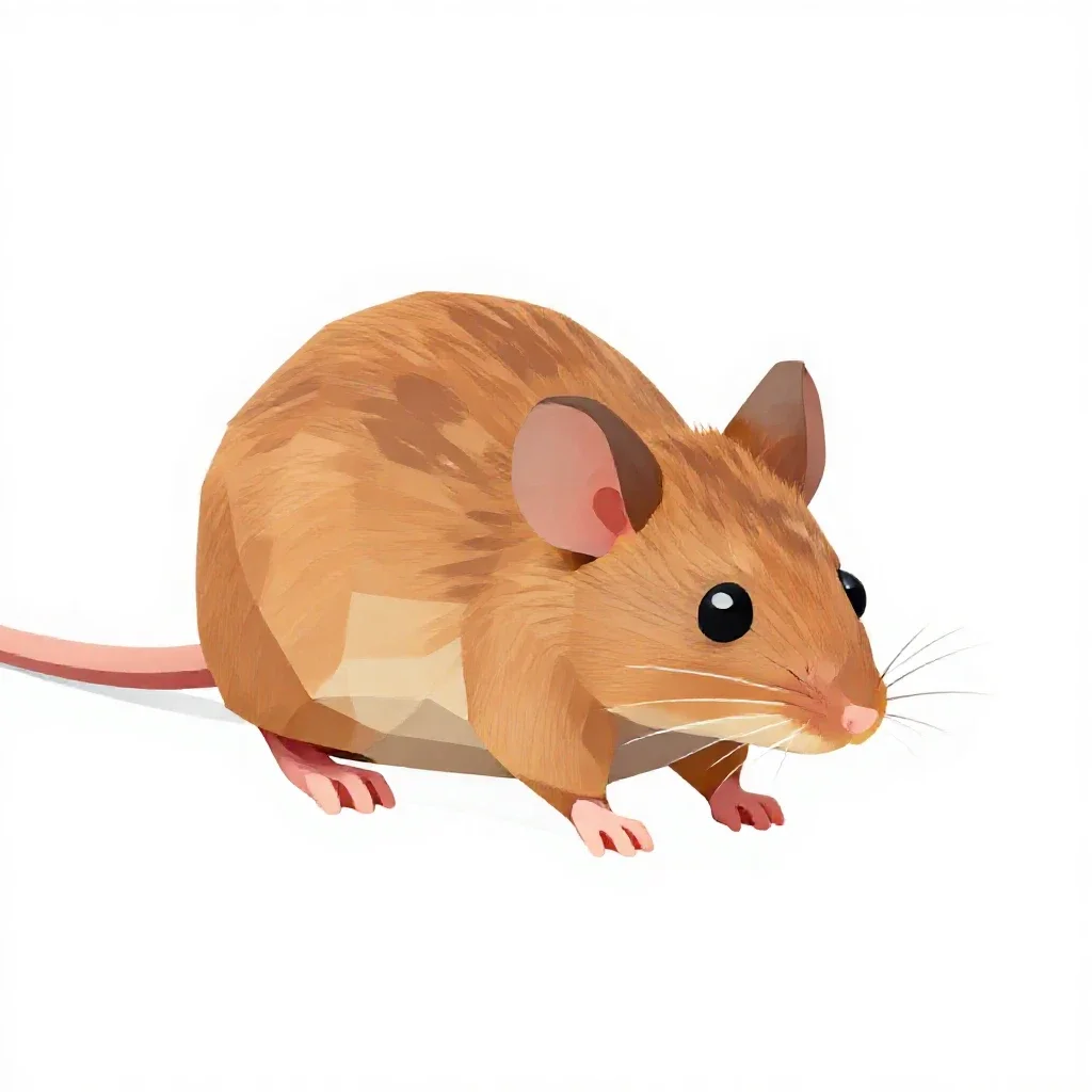 Mouse isolated on a white background