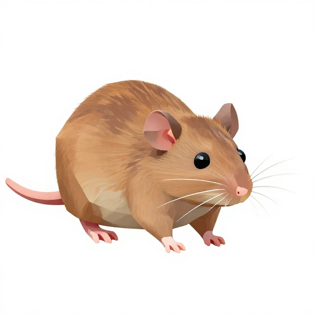 Rat isolated on a white background